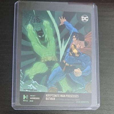 DC Comics Vivid Moments Kryptonite Man Possesses Batman Card M/NM