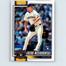 2026 Topps Jacob Misiorowski Rookie #10 Milwaukee Brewers