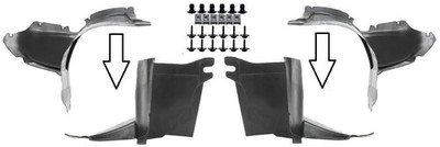 Radhausschale VORNE RECHTS + LINKS für VW GOLF V 2003-2008 GOLF V PLUS 2005-2009
