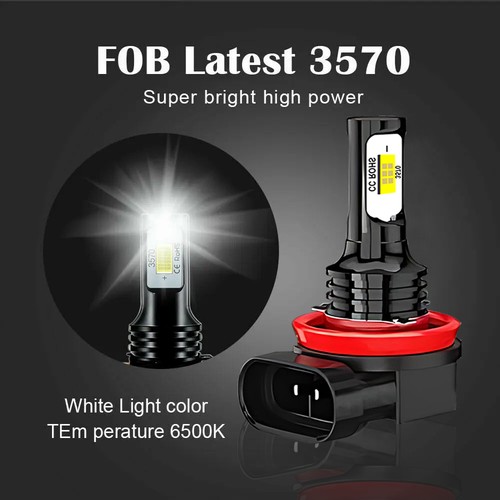For Acura MDX 2004-2006 4x LED Headlight Bulbs High Low Beam White 9005+H11 - Picture 4 of 11