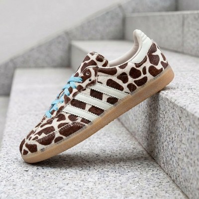 adidas Samba OG Giraffe Print Crystal Linen KI6669 Women New | eBay