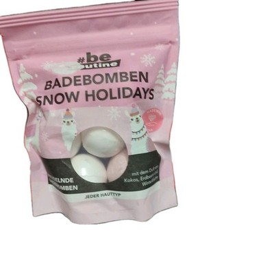 #BE ROUTINE BADEBOMBEN SNOW HOLIDAYS  FÜR JEDER HAUTTYP