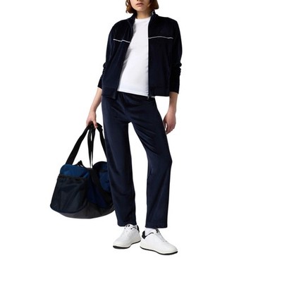 Champion Trainingsanzug für Damen Soft Micro Velour Slim Fit Blau