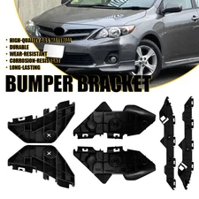 Fit 2009-2013 Corolla Toyota Rear Cover Bumper Retainer Brackets Set Left Right