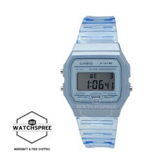 Casio Standard Digital Blue Resin Band Watch F91WS-2D F-91WS-2D