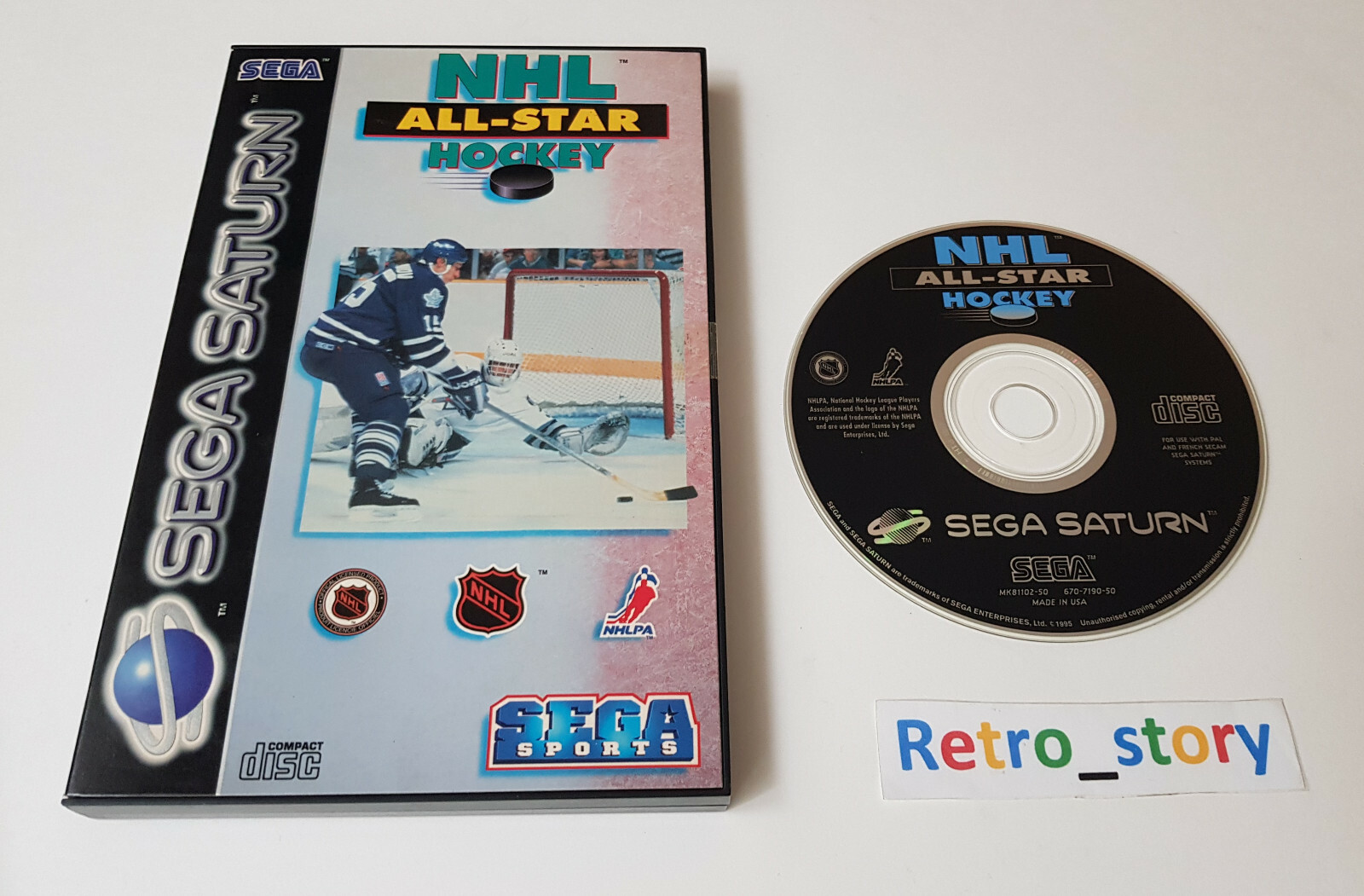 SEGA Saturn - NHL All-Star Hockey - PAL