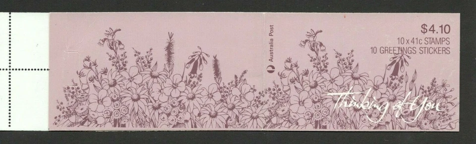 AUSTRALIA-USED BOOKLET- FLORA , FLOWERS - 1989. - Image 2 of 2