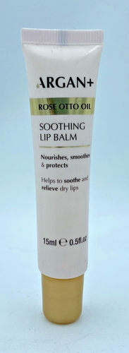 ARGAN+ Rose Otto Oil Soothing Lip Balm, 15ml. A100