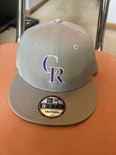 New Era - Colorado Rockies Purple Snapback Baseball Hat Purple/ Gray 9Fifty NEW