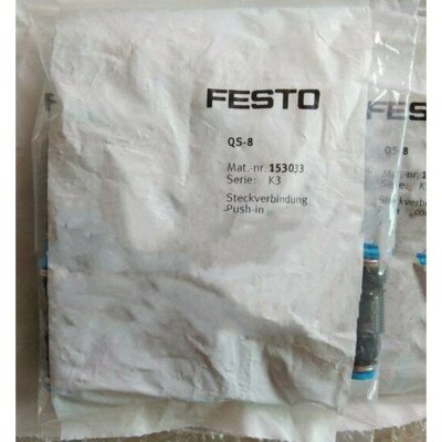 10PC new Festo QS-8 153033 Push-in Connector Fast Delivery