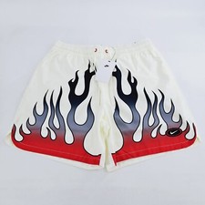 Nike Sportwear NSW Woven Flow Americana Shorts Mens X-LARGE XL White Ivory NEW