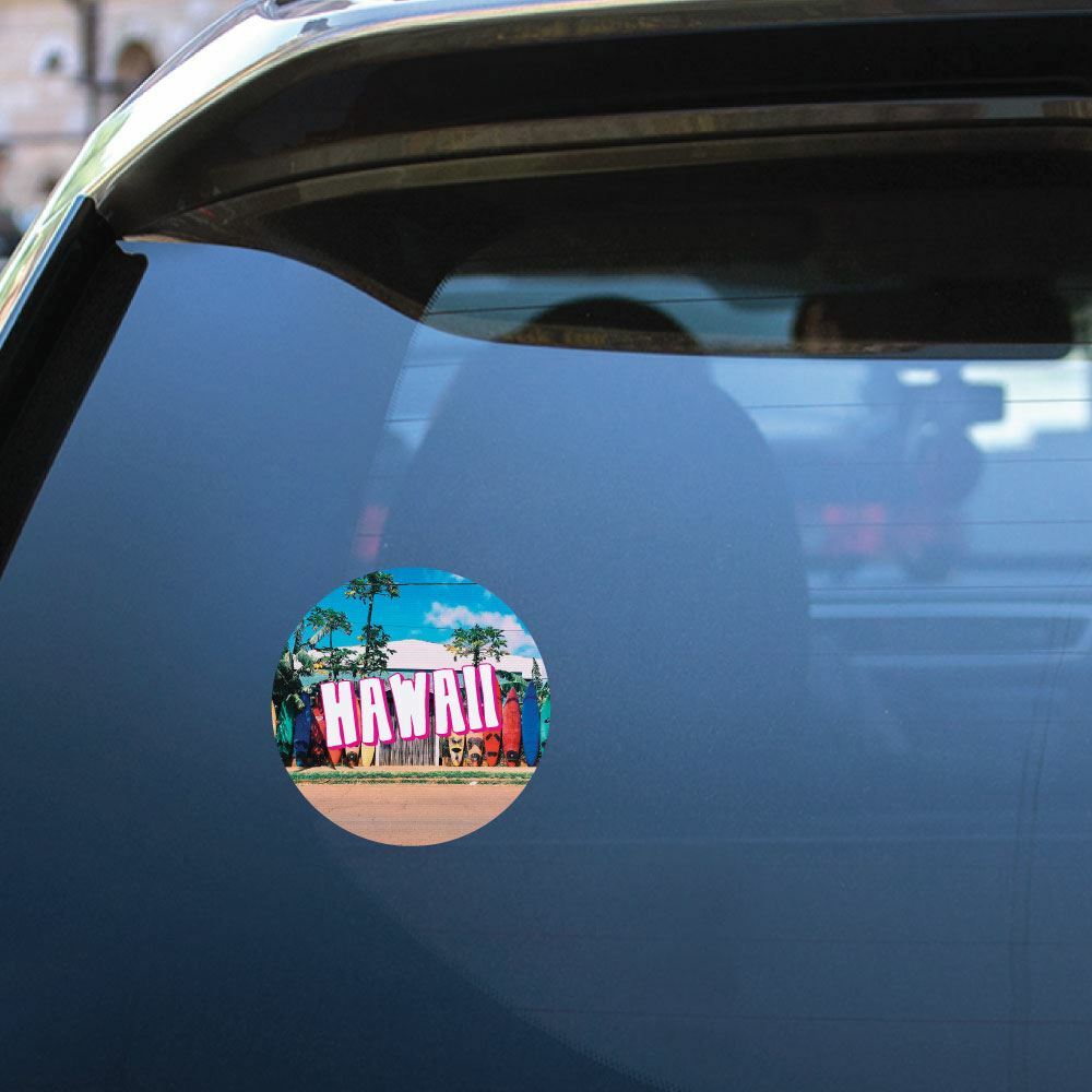 Hawaii Sticker Decal Vintage Waterproof Luggage World Travel