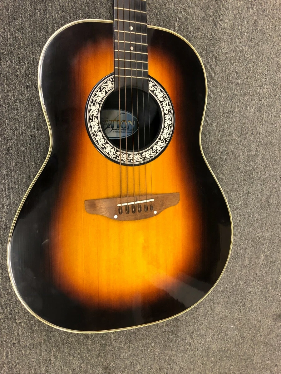 Ovation sunburst 2024 acoustic guitar