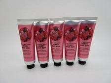 The Body Shop BERRY BON BON Hand Cream 1.0 oz ea - Lot of 5 purse size