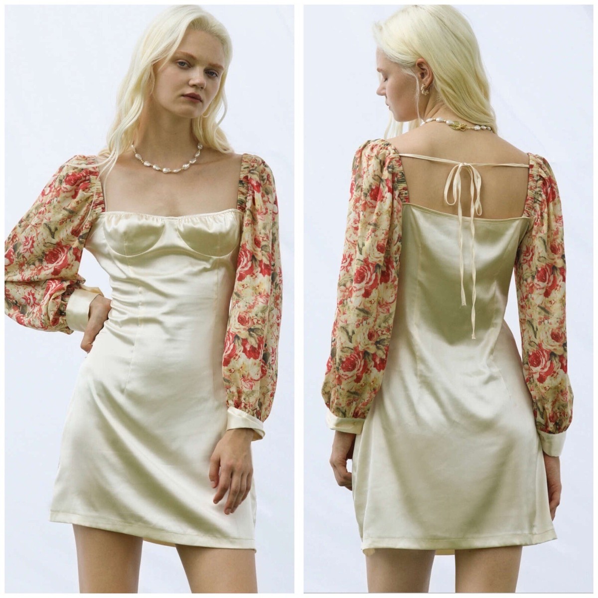 NWT Cider Museum Date Silk Mini Dress Size Medium