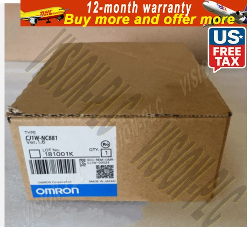1PC Omron CJ1W-NC881 PLC Position Control Unit Module CJ1WNC881 New In Box