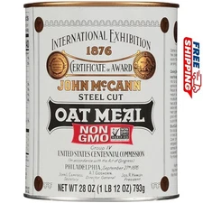 McCann's Irish Oatmeal, Traditional Steel Cut Oats, 28 Ounce (Pack of 6)