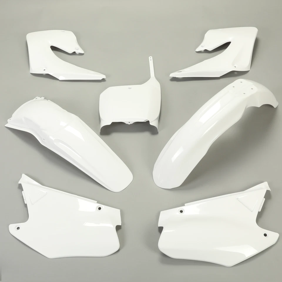 KIT PLÁSTICO BLANCO RESTYLE PARA HONDA CR125 CR250 CR125R CR250R 2 tiempos 2000 2001 Foto 3 de 4