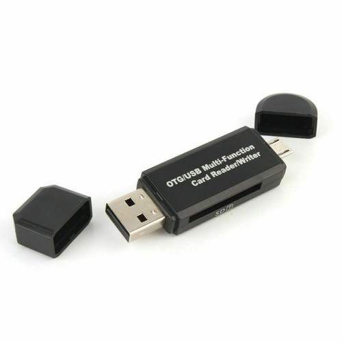 Micro USB OTG to USB Adapter SD/Micro SD Card Reader With Standard USB Male - Picture 7 of 10