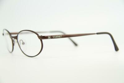 Vuarnet 703 Brown Eyeglasses, Oval Frame Vintage 1995's - Handmade in France
