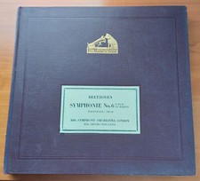 Beethoven: Symphonie Nr. 6 Pastorale BBC Orchestra Toscanini Album 5 x 78 HMV