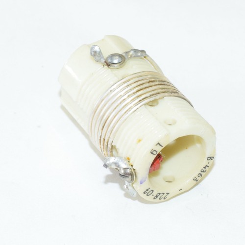 7.2 TURNS ~1.52 uH INDUCTANCE COIL SILVERED COPPER WIRE 1.5 mm - Picture 2 of 4