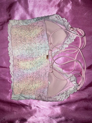 victorias secret pink lace bralette - Picture 6 of 7