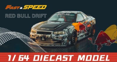 NISSAN Skyline GT-R (R34) Z-Tune - Red Bull - Fast Speed 1