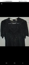 Vintage 80s Beaded/Sequin SCALA Gown PROM HOMECOMING FORMAL