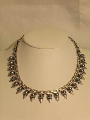 Collier Lynx (Lynx) En Argent Et Perles - Marque Stella&Dot - Occasion Très Bon état