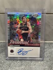 2020-21 Contenders Optic Perennial /99 Andrea Bargnani #PCO-ABR Auto Silver