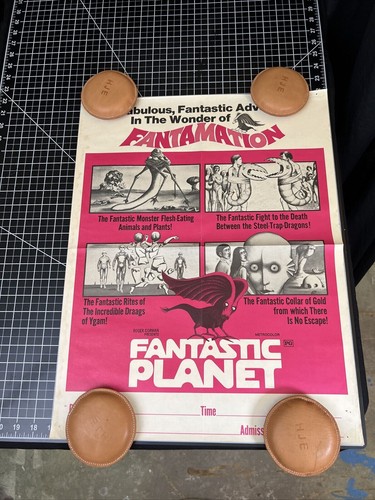 Póster Monstruo Stop Motion Fantastic Planet Fantamation Original Años 70 De Colección - Imagen 22 de 23