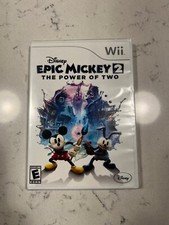 Disney Epic Mickey 2: The Power of Two (Nintendo Wii, 2012) Brand New