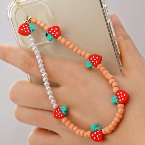 2 Pcs Mobile Phone Straps Ladies Cellphone Hanging Ropes Beaded Charms - 第 12/12 張圖片