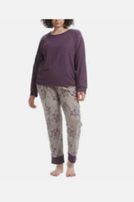 Live Love Lounge Ladies' 3-Piece Lounge Set PURPLE,X-SMALL  NWT