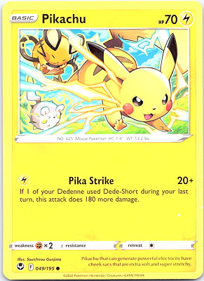 Pikachu 40 HP ポケモンカード s-l400.jpg