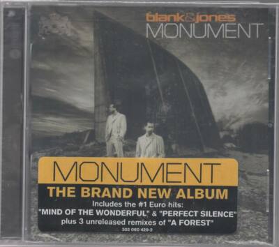 Blank & Jones Monument CD NEU What You Need City Of Angels Mind Of The Wonderful