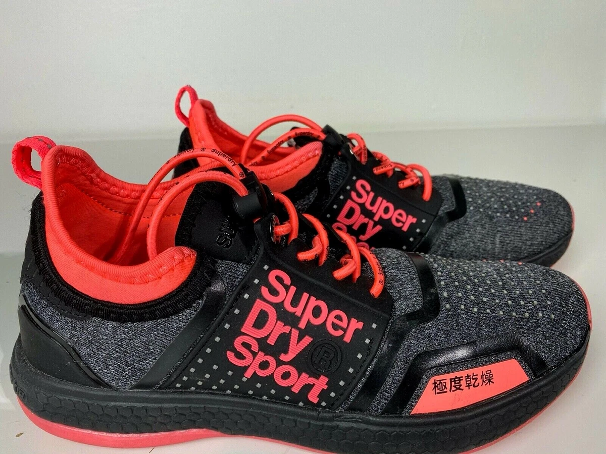 Superdry Women Black &amp; Pink Shoes 6 eBay