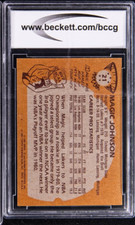 Topps Magic Johnson 9 Graded Basketball Sports Trading Cards Topps Magic Johnson 9 Graded Basketball Sports Trading Cards