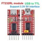 FT232 FT232RL FTDI USB 3.3V 5.5V to TTL Serial Adapter Module Type-C / Mini USB