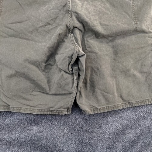 Wrangler Mens Relaxed Fit Cargo Shorts Green Size 34x10 Pockets Cotton - 第 9/12 張圖片