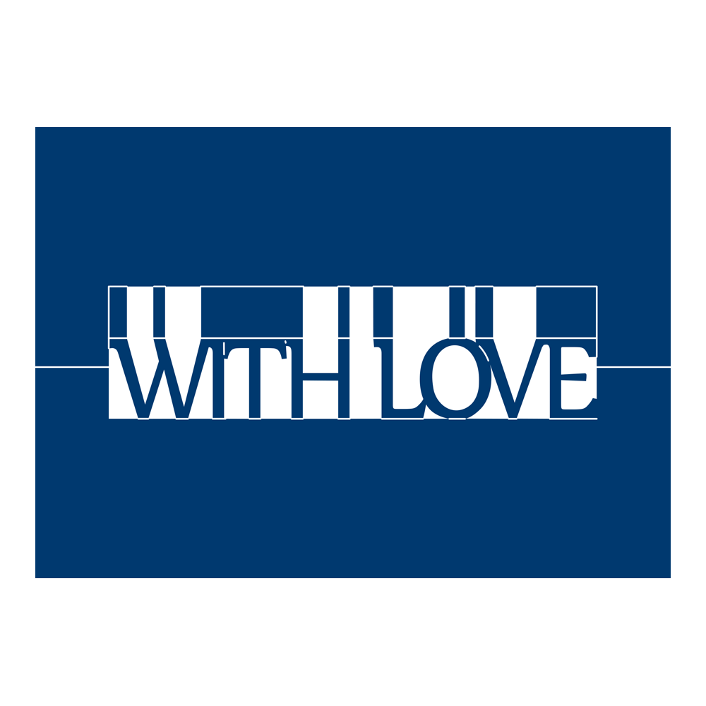 Tattered Lace WITH LOVE POP UP WORD Essentials Cutting Die ETL219 - FREE UK P&P