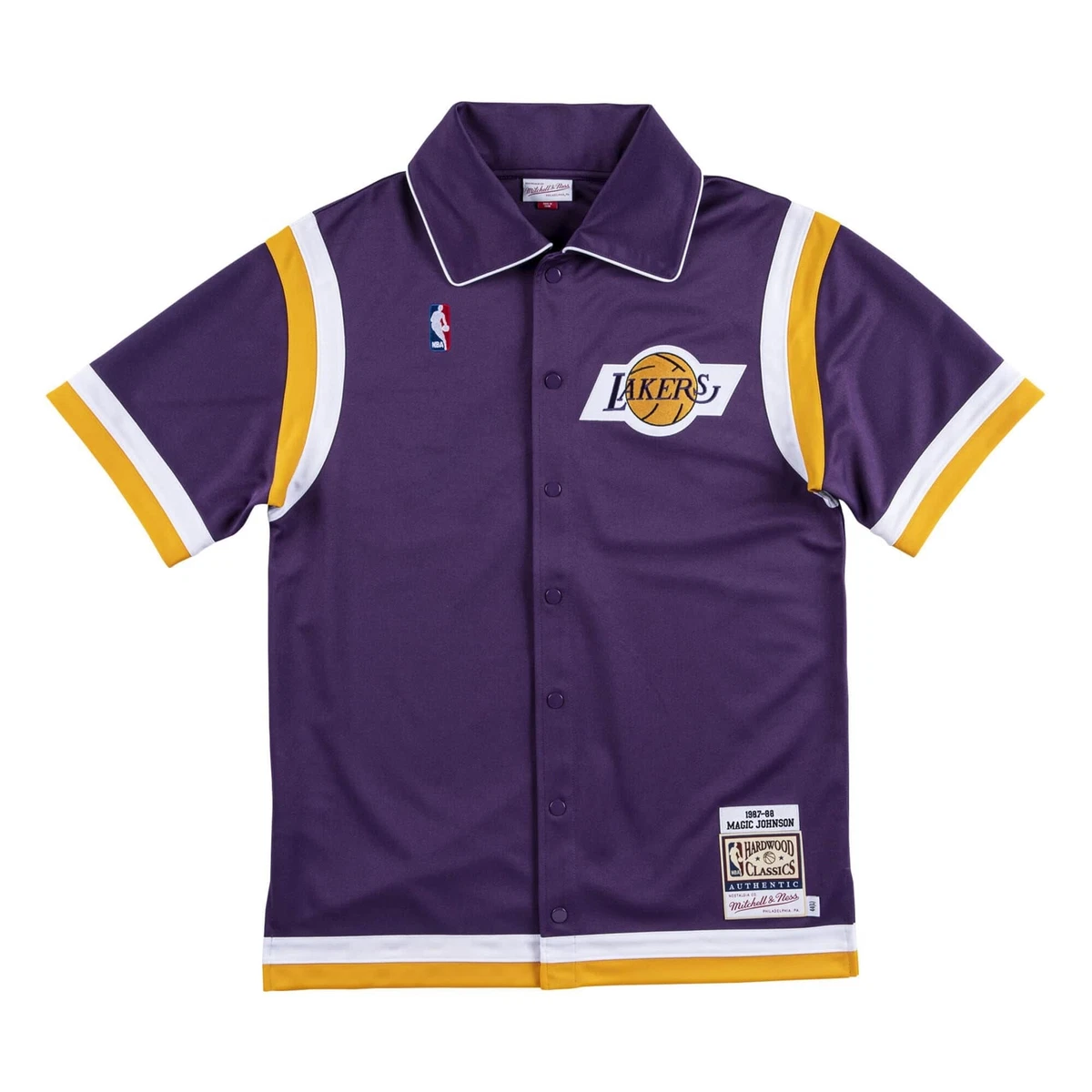 Authentic Shooting Shirt Los Angeles Lakers 1987-88 Magic Johnson