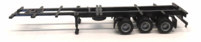 3-Axle Drop Deck Trailer Wheels HO Scale 1/87 Model Accessory - Promotex 5332