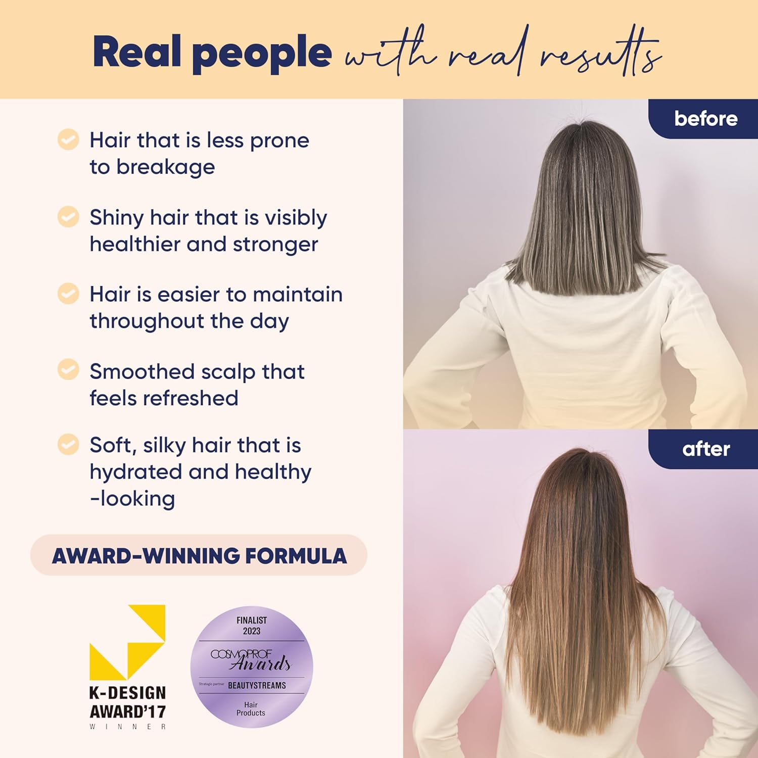 MOERIE Shampoo Set 8teilig Shampoo gegen Haarausfall, Conditioner