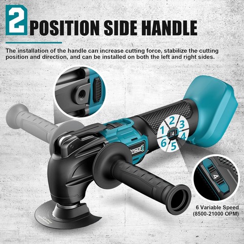Cordless Oscillating Tool for Makita 18V Battery, 6 Variable Speed - Picture 5 of 7