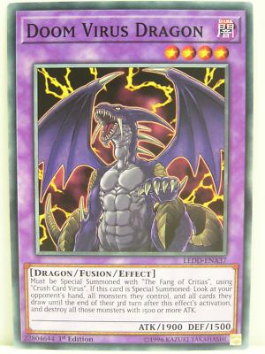 Yu-Gi-Oh - 1x #A037 Doom Virus Dragon - LEDD - Legendary Dragon Decks 3
