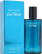 COOL WATER 2.5 OZ EDT MEN BY DAVIDOFF NEW IN SEALED BOX