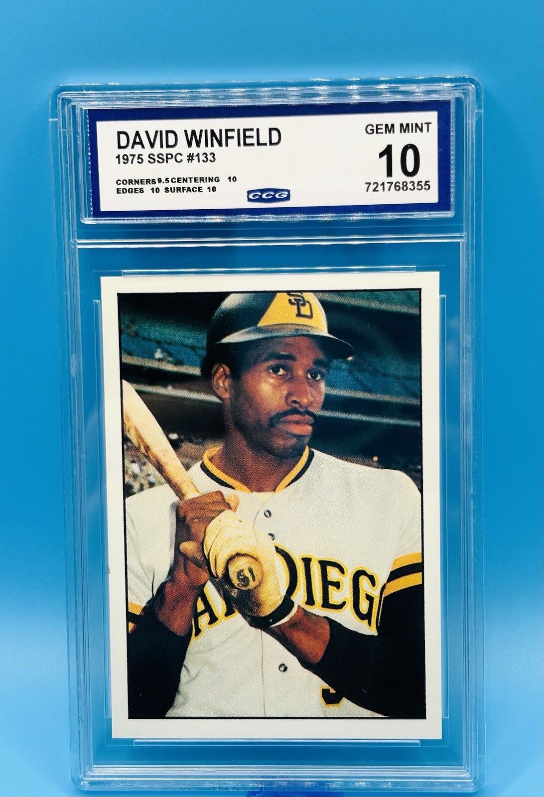 1975 SSPC #133 David Winfield HOF GEM MINT 10