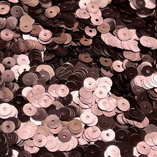6mm Flat Sequins Medium Pink Shiny Metallic Made in USA